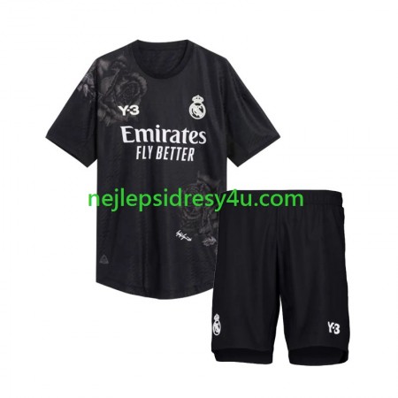 Fotbalový Dres Real Madrid Y3 Brankářské Dětské Čtvrtý 2023/24